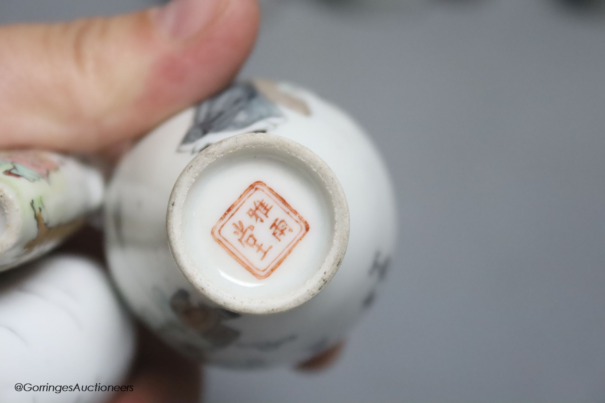 A collection of Chinese porcelain snuff bottles